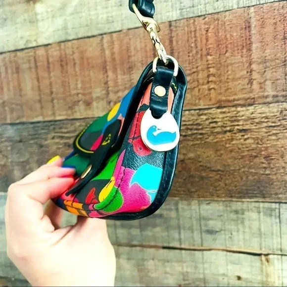 Dooney & Bourke Rare Wonder Duck Wristlet - Picture 4 of 8